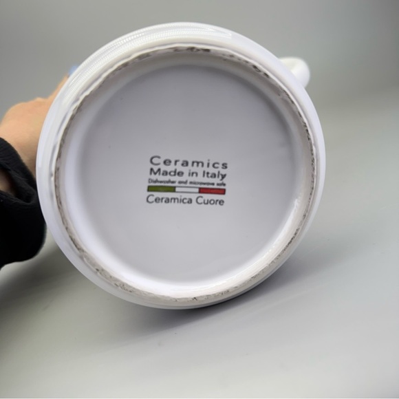 Ceramica Cuore Italian Made White Pitcher - Picture 8 of 10